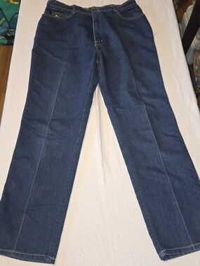 Braxton Jeans Womens 16 Straight Stretch Embroidered‎ Back Pockets Denim